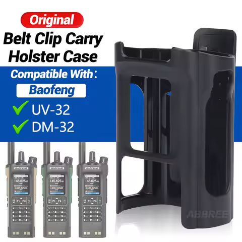 1/2/5X Baofeng UV-32 Walkie Talkie Belt Clip Carry Holster Case For UV32 DM32 DM-32 Two Way Ham Radi
