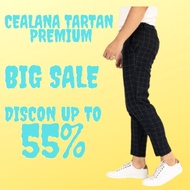 Men's LONG TARTAN TROUSERS / MEN'S SQUARE TROUSERS