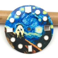 28.5mm Disc Substitute Seiko Modified Dial Luminous Subtitle Adapt to NH35A Movement 3 Times 3.8 Tim