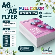 Flyer A6 & A5 print full colour 100pcs