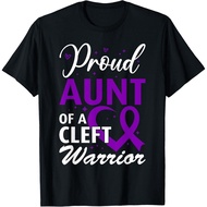 Cleft & Craniofacial Awareness Proud Aunt Of A Cleft Warrior T-Shirt