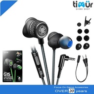 Plextone G15 Stereo Earphone Headset Mic Gaming PUBG ML BlackFF (digital decor)