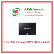 Samsung 870 EVO 1TB 2.5 "Sata 3 SSD (MZ-77E1T0BW) - Genuine product -