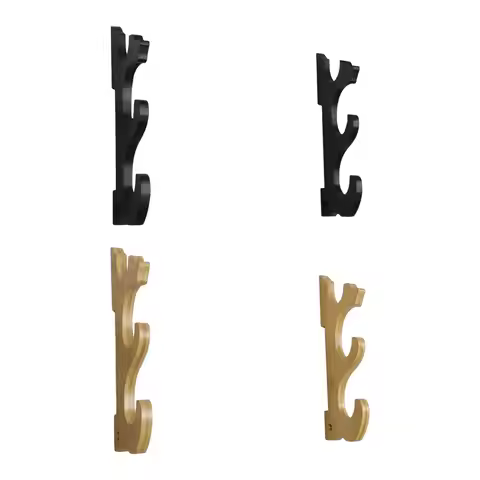 Wall Mount Sword Display Stand 3 Tier Samurai Sword Rack Decorative Multipurpose Sword Holder Wall D