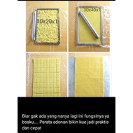 Kastengel Cookie Dough Leveler Frame + Cookie Dough Rollpin