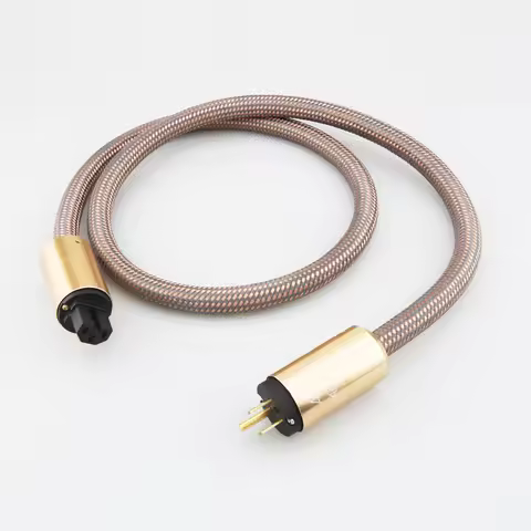 High Quality Accuphase US HIFI Power cable Schuko Mains Power Cord EU/US Power Plug Cable for CD Amp