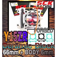 SCK Y15ZR 65/66MM BODY+6MM BLOCK CERAMIC+PISTON FORGED