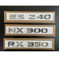 Suitable for Lexus ES200ES260 RX350 GX460 Car Label Sticker Modified Trunk Letter Label Tail Label