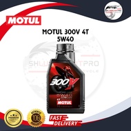 MOTUL 300V FULLY ROAD RACING 5W40 5w-40 [ READY STOCK ] 100% Original Minyak Hitam Motul