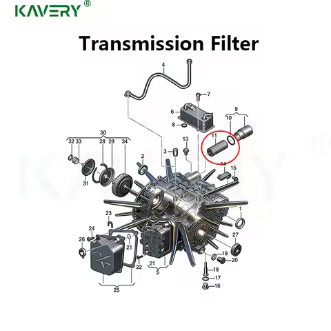 For 1pc 02E305051C 0BH325183C 6-7-Speed DQ250 DQ500 DQ380 Transmission Canister Filter Core A3 TT VW