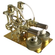 DIY Micro Model Steam Power Technology Science Generator Mini Hot Air Stirling Engine Mini Steam Eng