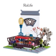 Rolife 若來 DIY Miniature Doll House Display Background Setup for Blind Box Figures Figurines
