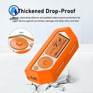 ALLRE For Flipper Zero Protective , White/Orange Multifunctional Tool Game Console Protective Cover,