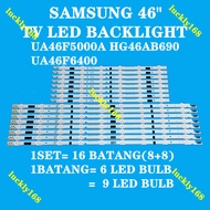 New 1SET Samsung 46INCH Led Backlight Bulb Un46f5500 Un46f6100 Un46f5200 Un46f6400 UA46F5000A HG46AB