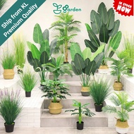 36CM-125CM Artificial Plant Artificial Tree Artificial Leaves Artificial Potted Indoor Plant Decorat