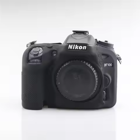 D7100 Soft Silicone Armor Body Case For Nikon D7100 D7200 Protective Camera Rubber Cover Skin