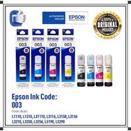 EPSON 003 Black/Cyan/Magenta/Yellow Original Refill Ink