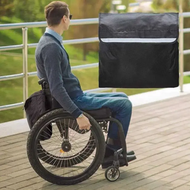 內地直送 - 戶外輪椅後收納袋｜電動輪椅專用配件包｜摩托車後馱包｜大容量收納包｜耐磨防水儲物袋｜戶外出行必備｜多功能車載收納袋