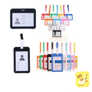 Card Holder With Neck Strap Vertical/Horizontal Beknn Brand Name Tag