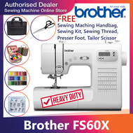 🔥READY STOCK🔥 Brother FS60X Heavy Duty Sewing Machine (EASY TO USE) / Mesin Jahit Brother / Portable Sewing Machine