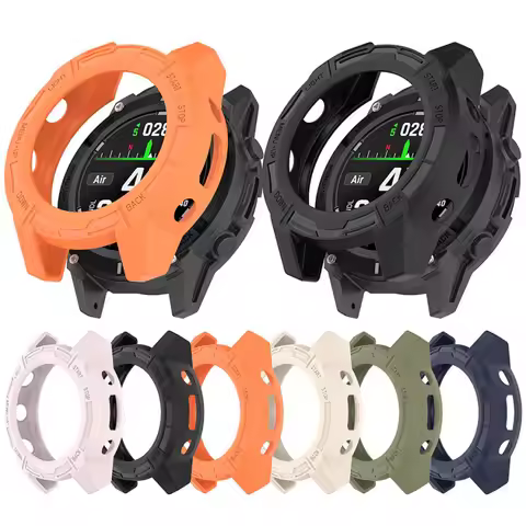 1pc Armor-style Protective Case Smart Watch Shell Frame for GARMIN Descent G2/G1/G1 Solar/G1 Solar L