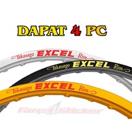 TAKASAGO EXCEL RIM sticker