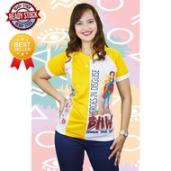 Barangay Health Worker (BHW) Single Sided Ribstop Jersey Shirt Bhw T Shirt for Women Sale yellow