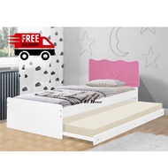 FREE DELIVERY / WOODEN SINGLE BED / SINGLE BED / BED / KATIL BUDAK / KATIL / CHILDREN BED / BEDROOM FURNITURE 110/120