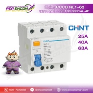 Chint RCCB NL1-63  Type A 30mA 4P C25