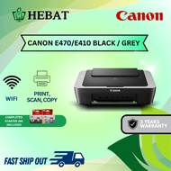 PIXMA E410 / E470 WIFI COLOR PRINTER (3Y 1 TO 1 EXCHANGE) All-In-One for Low-Cost Print Scan