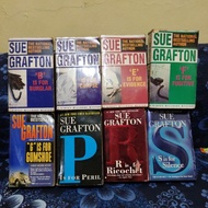 Burglar Corpse Evidence Fugitive Gumshoe Peril Ricochet Silence by Sue Grafton