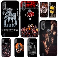 For Motorola Moto E6S E6i Case Phone Cover Protective Soft Silicone Black Tpu Case anime supernatura