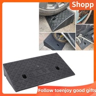 shopp Drfeify Curb Ramp  Textured PVC Surface 2200 Lbs Load Capacity Ideal for Driveways and Loading