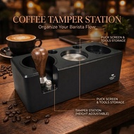 INOVSSTR Coffee Tamper Station Espresso Portafilter 245x100x77mm - AK345