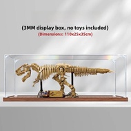 Acrylic Display Case for Lego 76968 Tyrannosaurus Dinosaur Fossil Figurine Storage Box Dust Cover Co