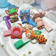 GANTUNGAN 006GC RUBBER KEYCHAIN 101- 173 Character Bag Hanger