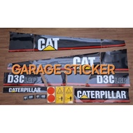 DOOZER CAT D3C SERIES 3 STICKER