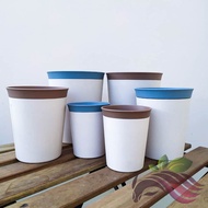 [Pot] Lazy Pot Series Modern and Stylish Morandi Colour Auto Self Watering Plastic Pot Design B 莫兰迪色懒人自动浇水盆 by LS Group