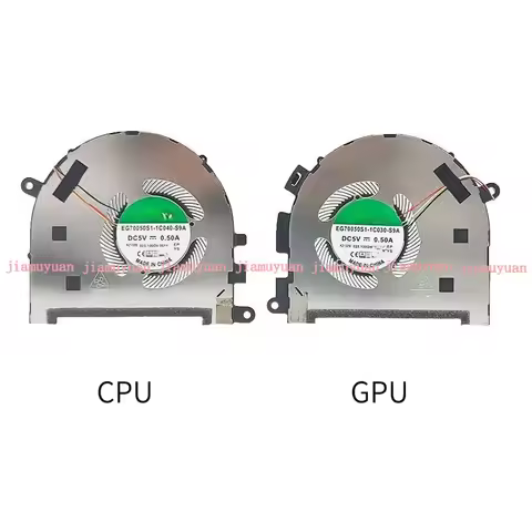 Replacement New CPU GPU Cooling Fan for Lenovo Yoga C940-15IRH EG70050S1-1C040-S9A K9C0F1 EG70050S1-