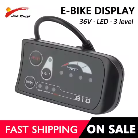 LED Display Connector 810 For Electric Bicycle Cycling Speed Meter Connect Ebike Headlight And LED C