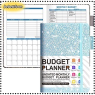 LIKE Monthly Finance Organizer, Multifunctional English Notepad A5 Cash Budget Planner Book, Portabl