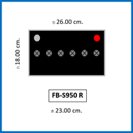 🎖แบตเตอรี่รถยนต์ FB รุ่น S950L / R  MF 80 Ah.  พร้อมใช้ ไม่ต้องเติมน้ำ /สำหรับเก๋ง ปิคอัพ ตู้ SUV  &lt;2500cc.