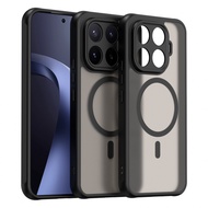 Magnetic Wireless Charge Frosted Phone Case For Xiaomi 17T Pro 17T 17 Ultra 17 Pro Max Poco X8 Pro M