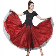 Low Price Modern Dance Skirt Long Friendship Dress National Standard Sequined Big Swing Waltz Cruise