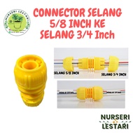 5/8 Inch Hose Connector to 3/4 Inch Hose