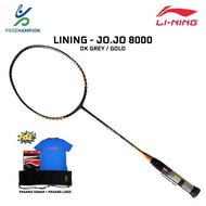 Badminton Racket Jojo 8000lining Grey GoldDk