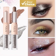 Glitter Eyeshadow Eyeliner Pen, shimmery waterproof long-lasting eye makeup, the overlapping coating