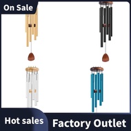 Metal Windchime Aluminum Windbell Wind Chimes 6 Rods Chimes Home Decoration Craft Outdoor Garden Pat