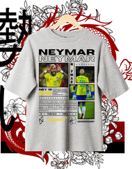 NEW Neymar T-Shirt Design เสื้อยืดผ้าฝ้ายแท้ S-5XL