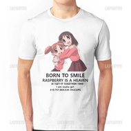 Born To Smile (Plain) T Shirt Lady Cotton Men Azumanga Daioh Anime Cartoon Kawaii Loli Novelty Haraj